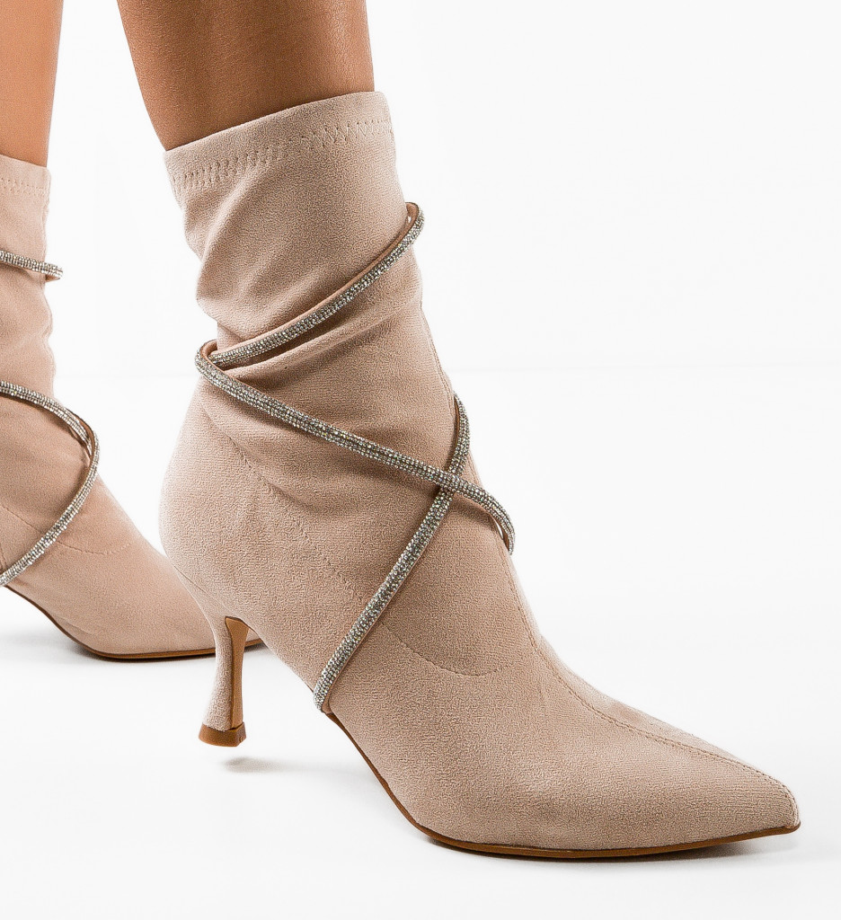 Botine dama Naomi Nude - 2 | YEO