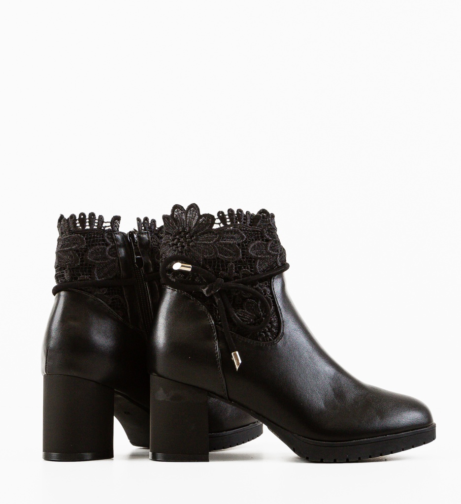 Botine dama Nelnel Negre 2 - 3 | YEO