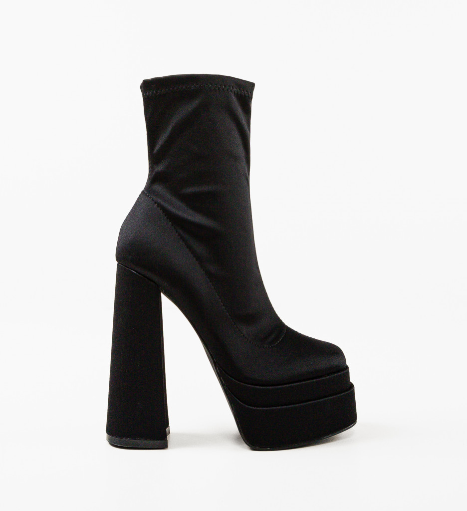 Botine dama Platona Negre - 3 | YEO