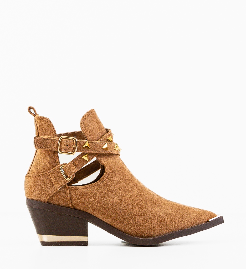 Botine dama Qamar Khaki - 2 | YEO