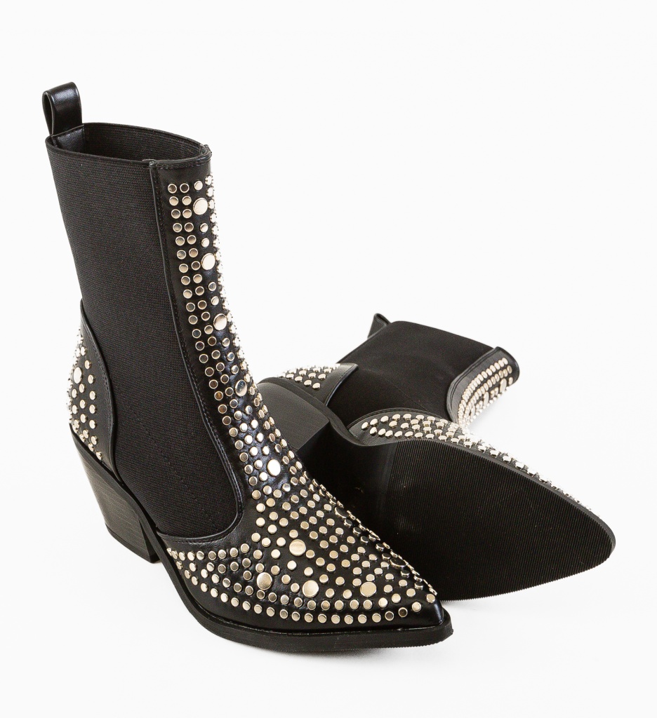 Botine dama Roth Negre - 5 | YEO