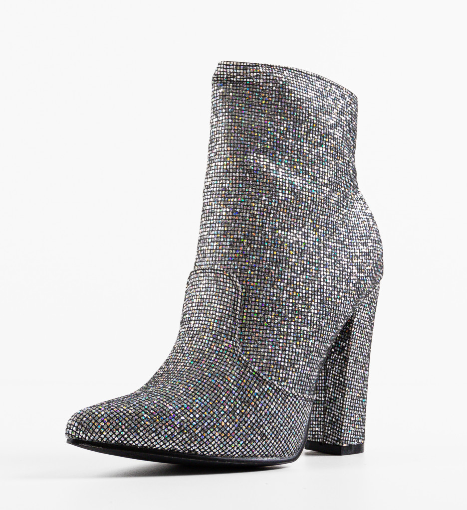 Poze Botine dama Spen Argintii depurtat.ro 