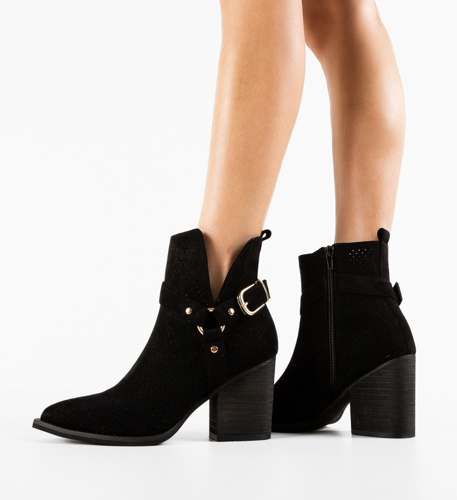 Botine dama Talnah Negre - 3 | YEO