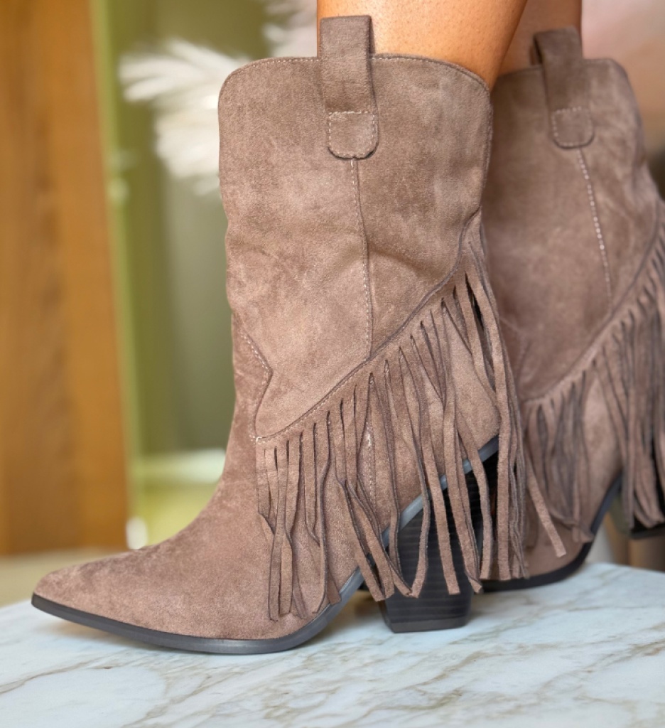 Botine dama Theri Khaki - 1 | YEO