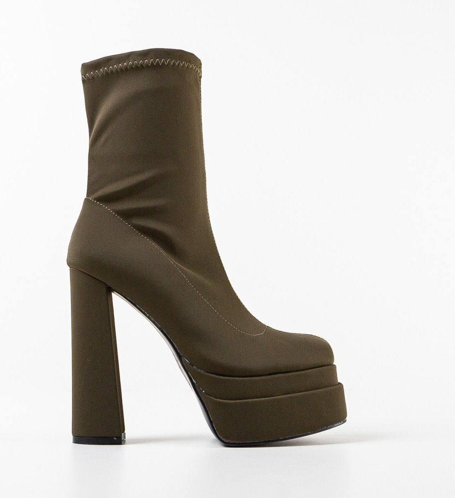 Botine dama Tower Khaki - 3 | YEO