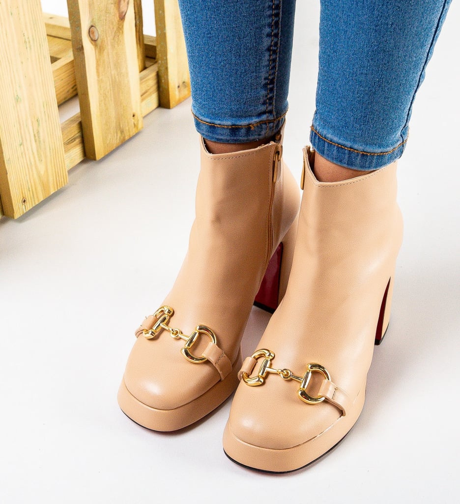 Botine dama Trese Nude - 2 | YEO