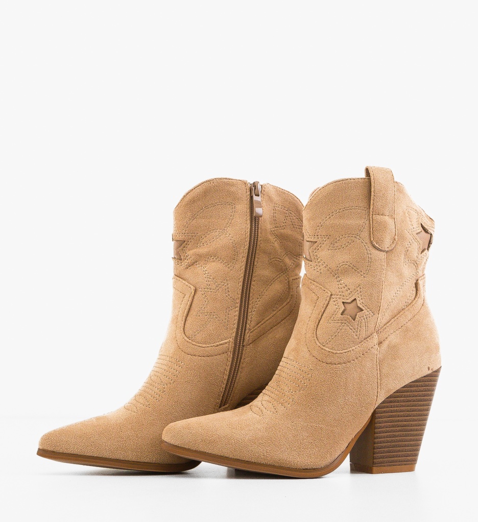 Botine dama Vanna Khaki - 4 | YEO