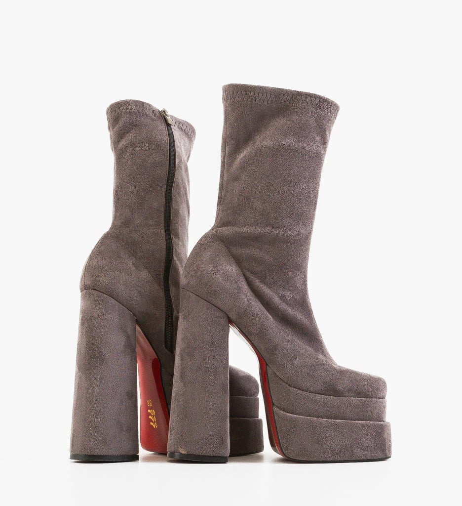 Botine dama Versyk Gri - 4 | YEO