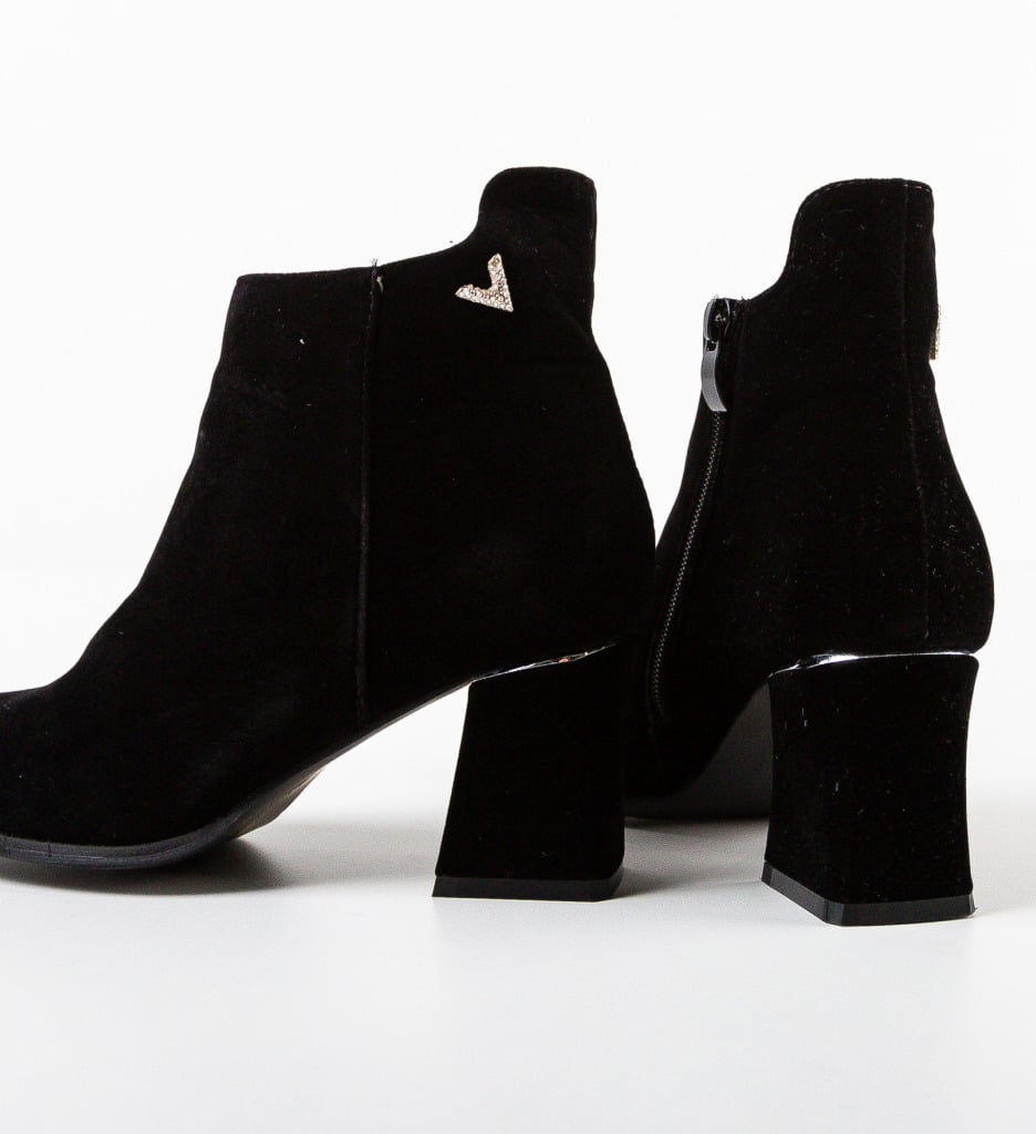 Botine dama Ward Negre - 5 | YEO