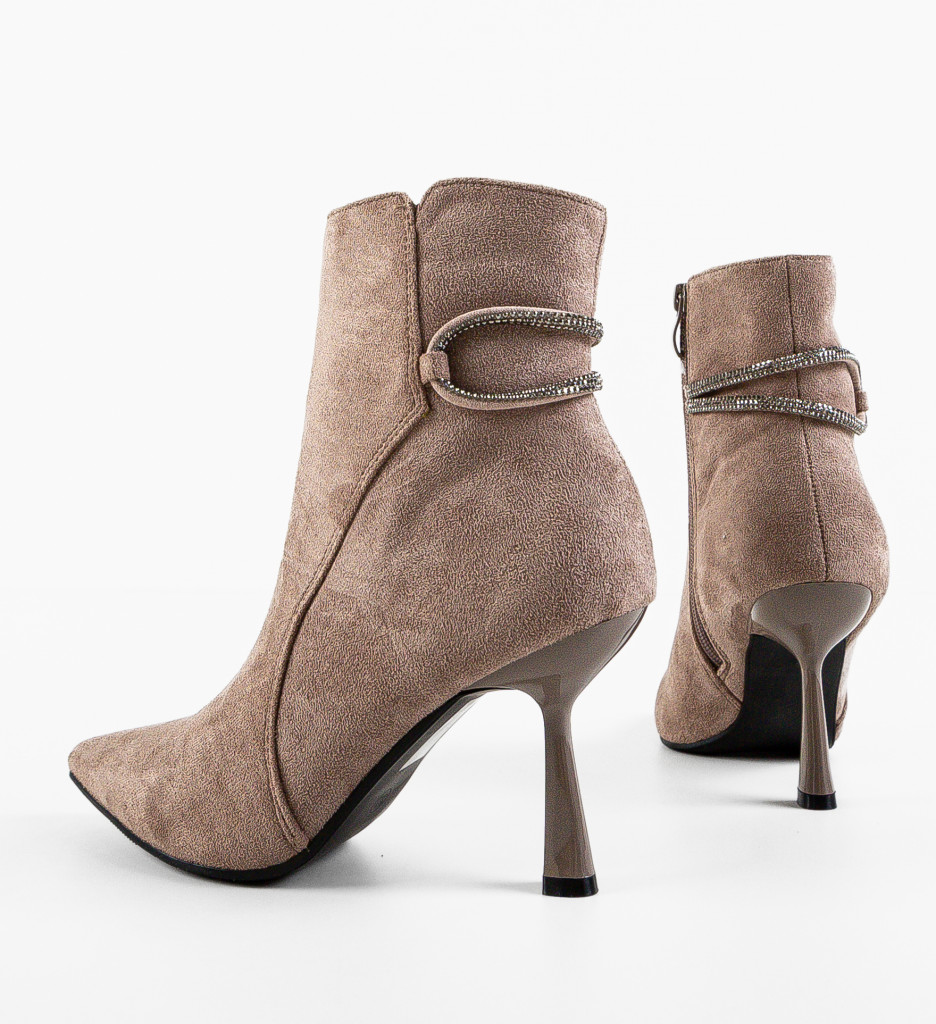 Botine dama Youse Khaki