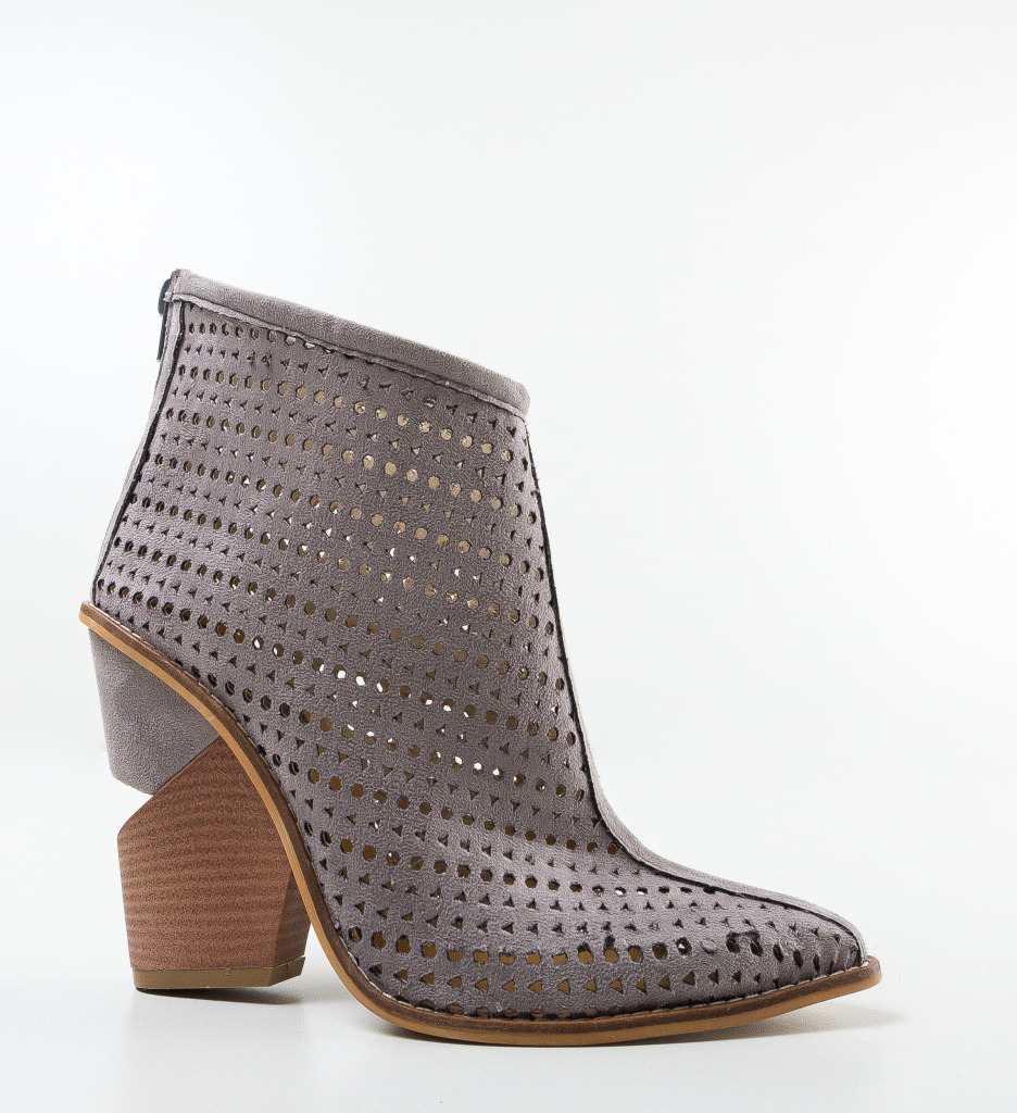 Botine Fendare Gri - 3 | YEO