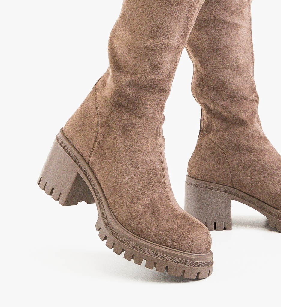 Cizme dama Aava Khaki - 1 | YEO