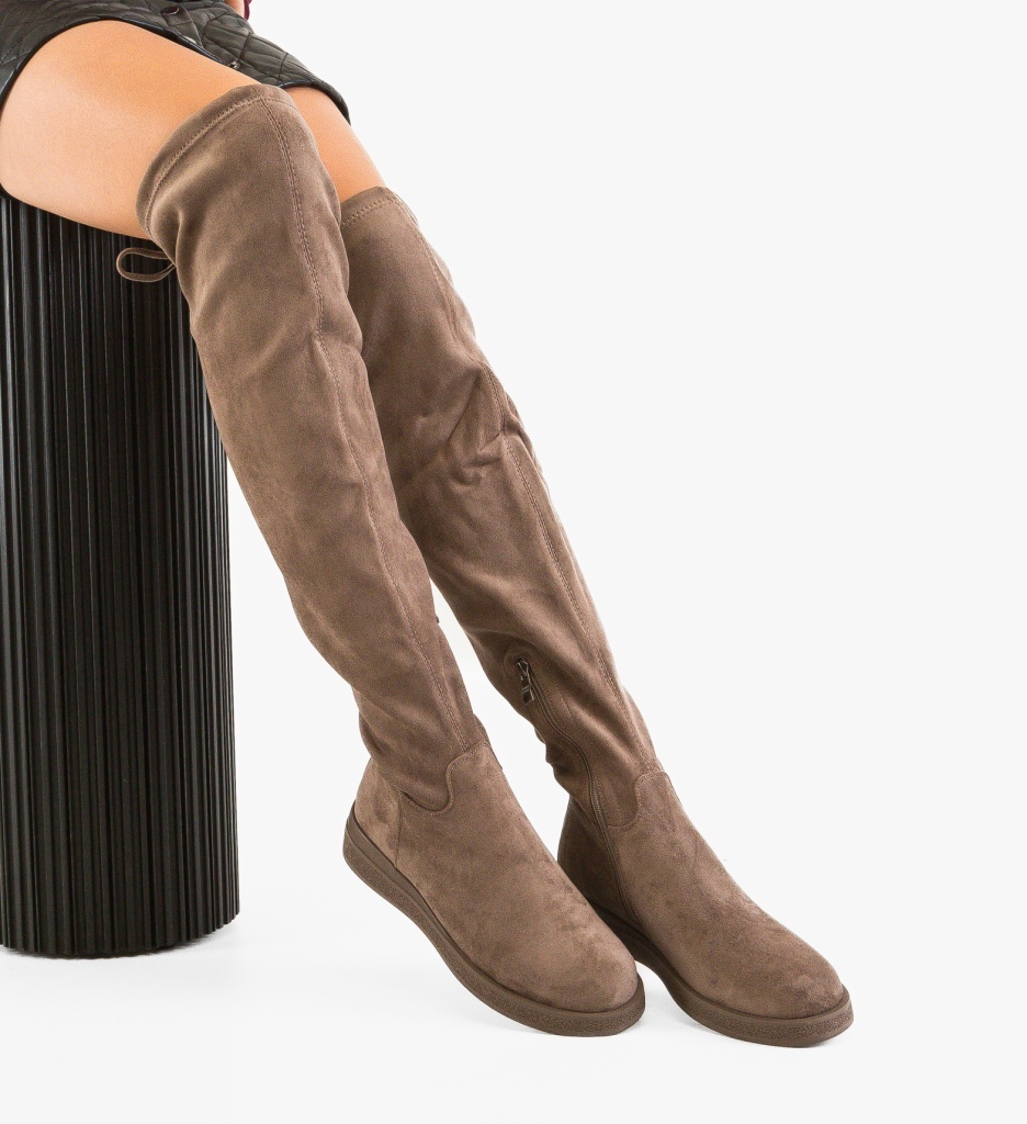 Cizme dama Jamme Khaki - 4 | YEO