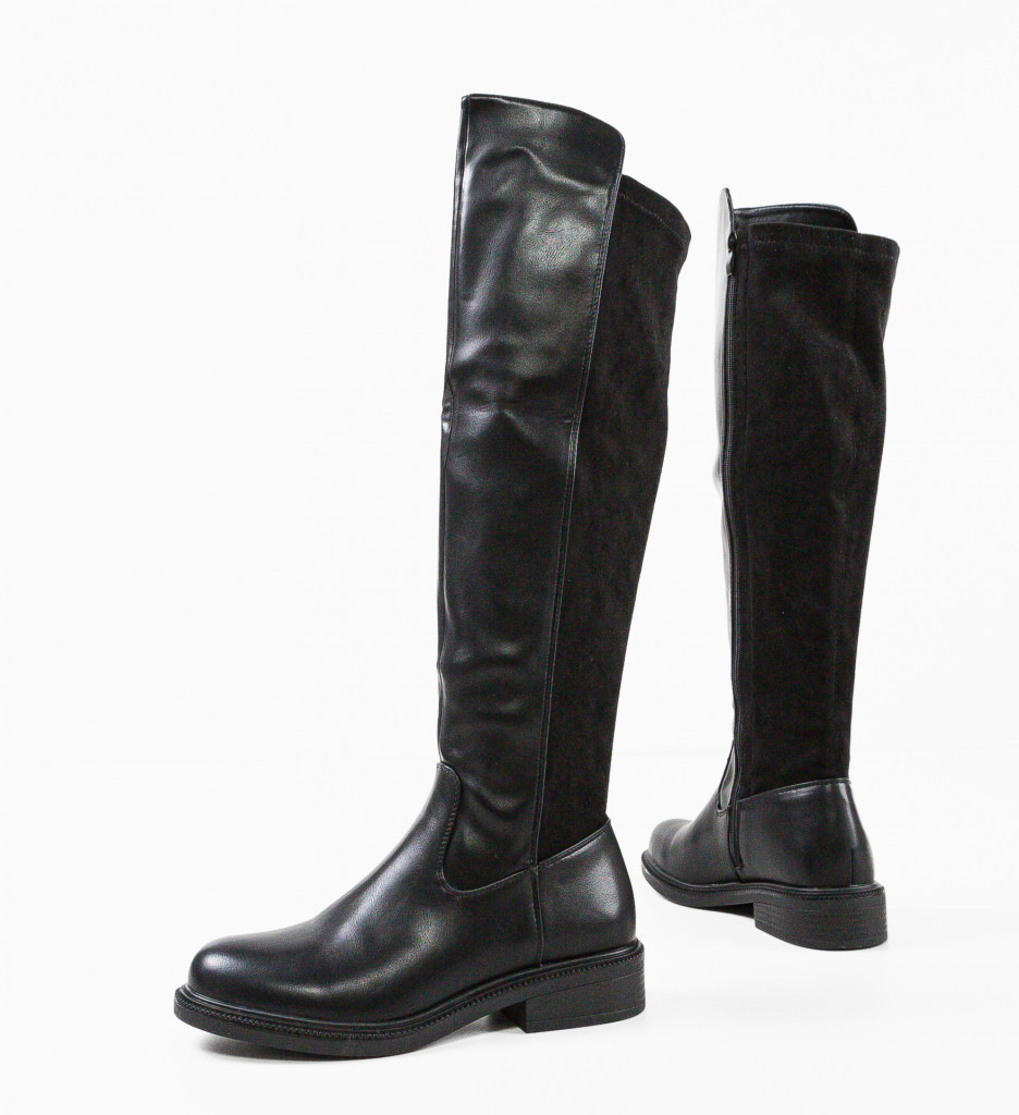 Poze Cizme dama Keiran Negre depurtat.ro 