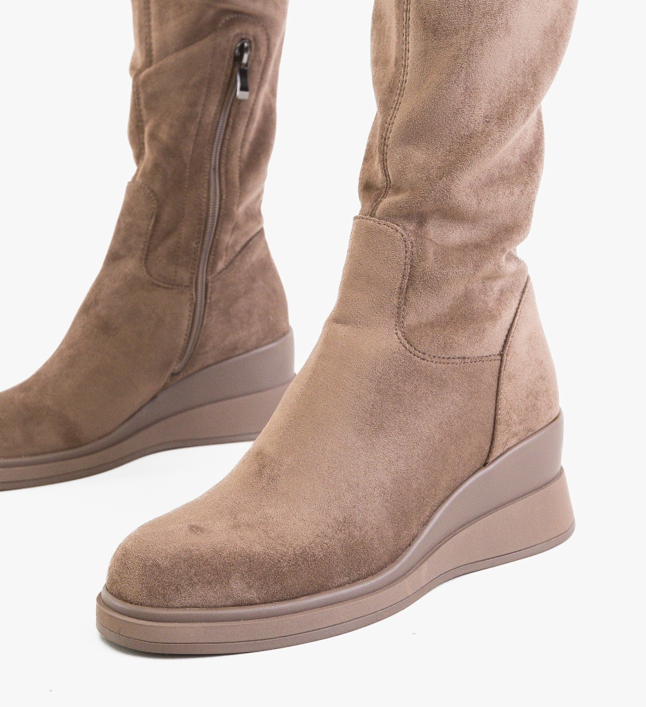 Cizme dama Kryn Khaki - 1 | YEO