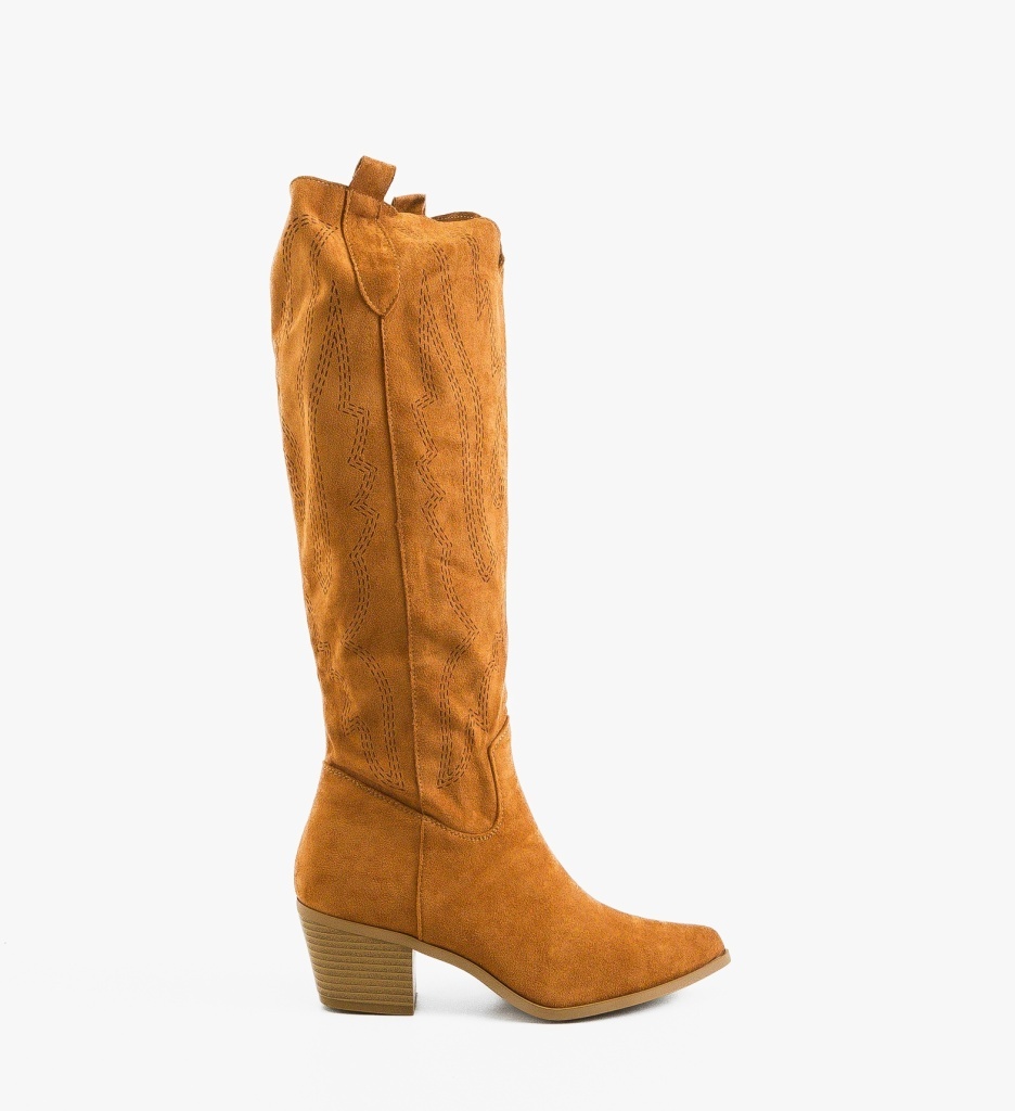Cizme dama Novograd Camel - 5 | YEO