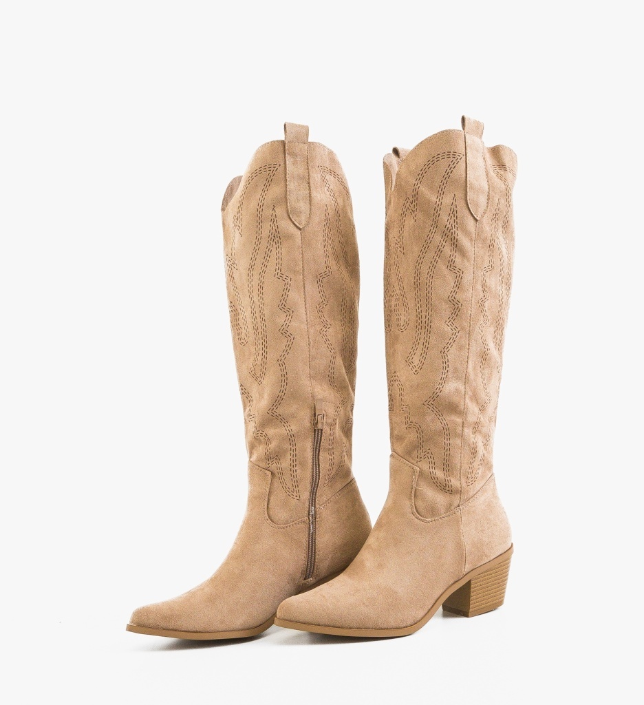 Cizme dama Novograd Khaki - 3 | YEO