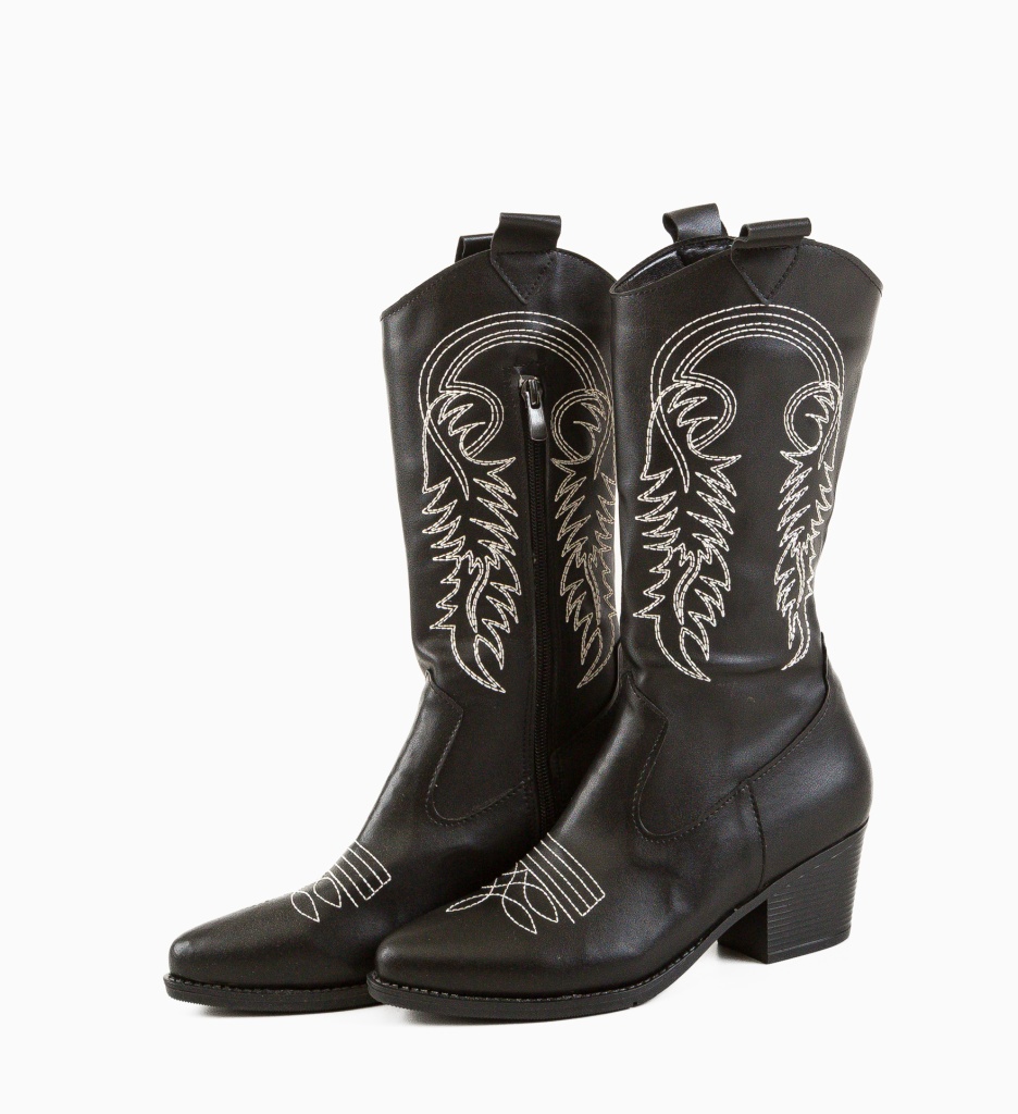 Poze Cizme dama Payne Negre depurtat.ro 