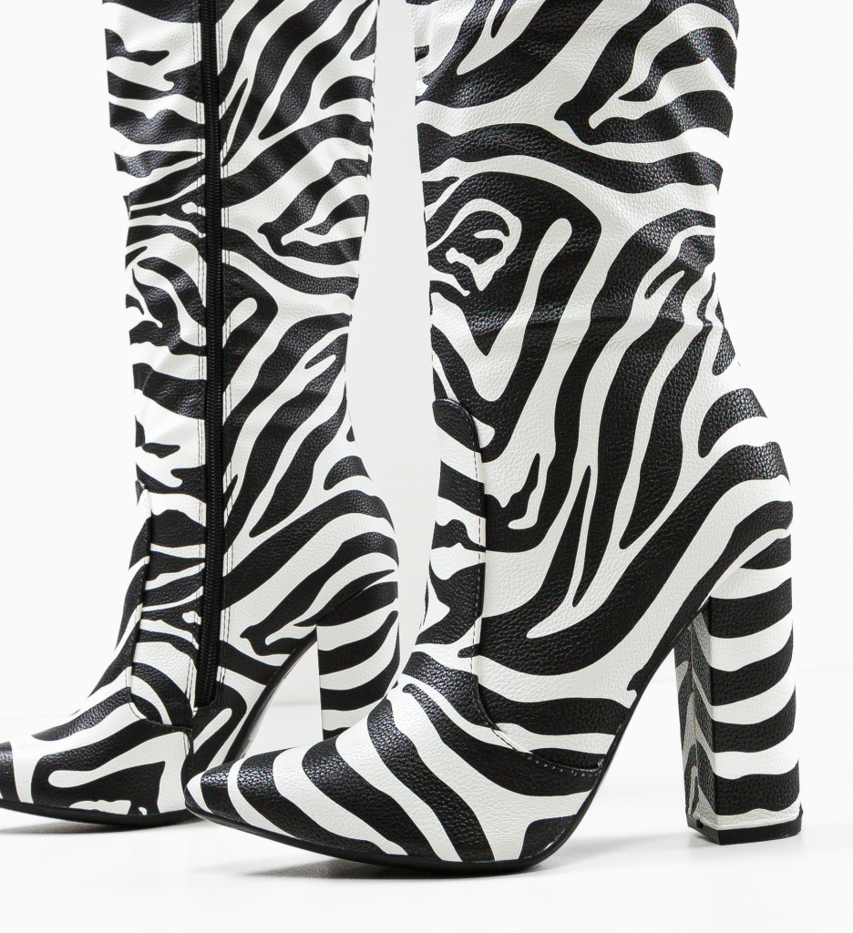Poze Cizme dama Pheme Zebra DePurtat