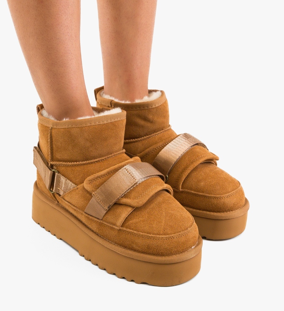 Cizme tip Ug Kaiana Camel