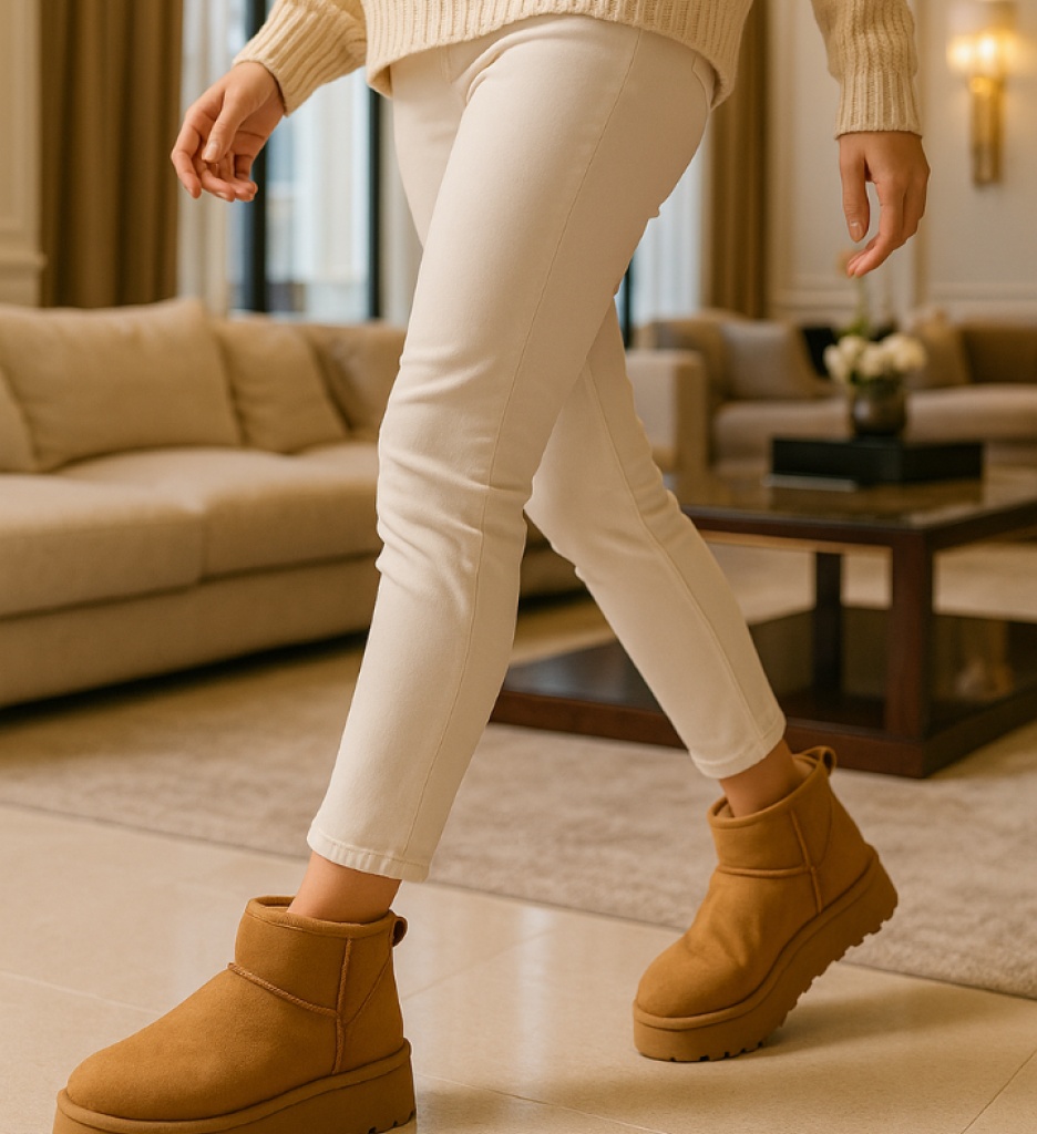 Cizme tip Ug Sethio Camel