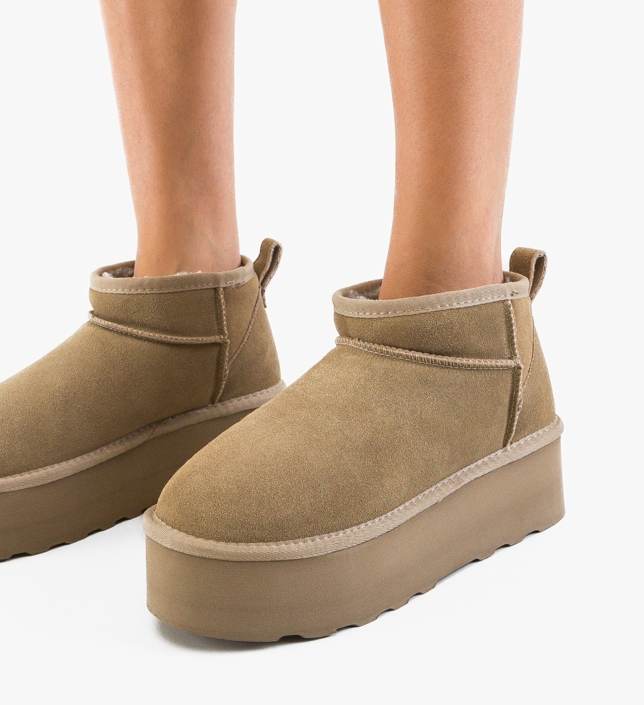 Cizme tip Ug Zayne Khaki - 2 | YEO