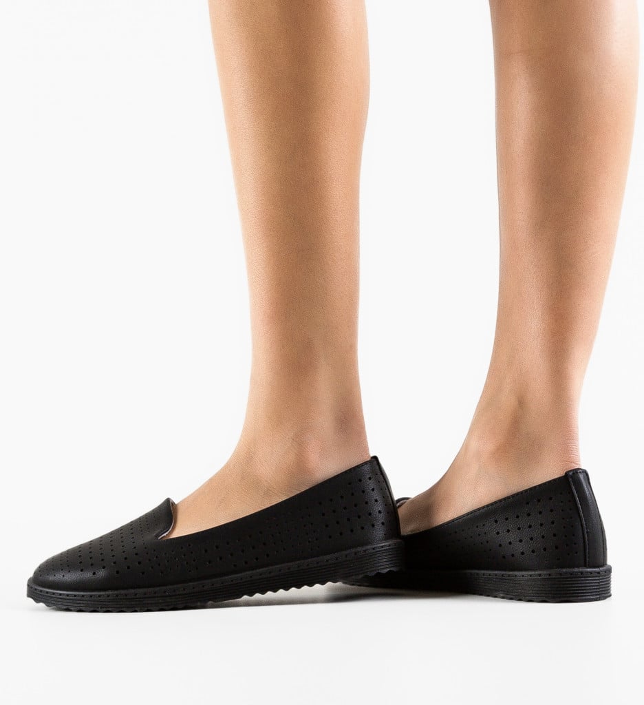 Espadrile Casual Jekare Negre - 2 | YEO