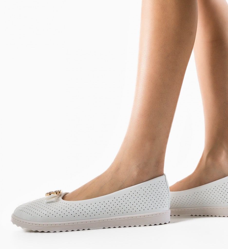 Espadrile Casual Tanbul Albe - 1 | YEO