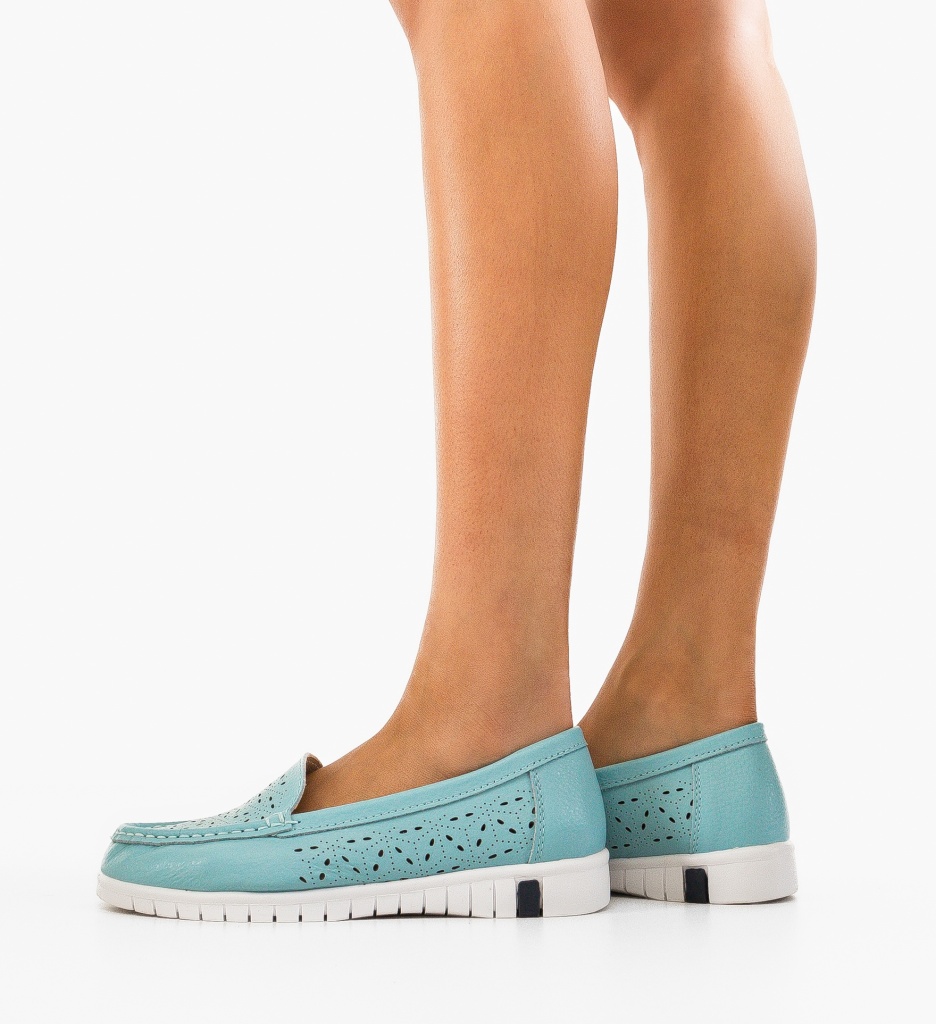 Espadrile dama Skrell Albastri - 1 | YEO