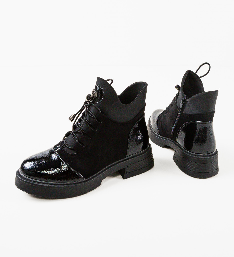 Poze Ghete dama Dayman Negre 2 depurtat.ro 