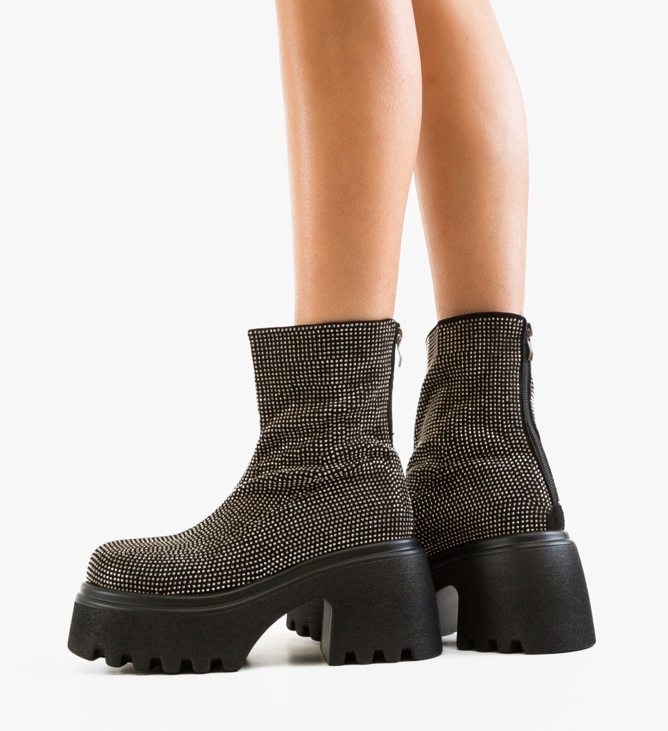 Ghete dama Pyrelle Negre - 2 | YEO