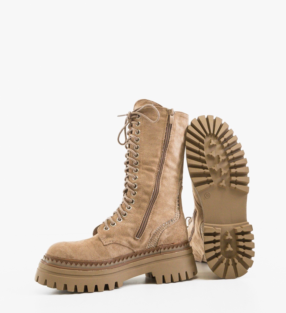 Ghete dama Roisin Khaki - 3 | YEO
