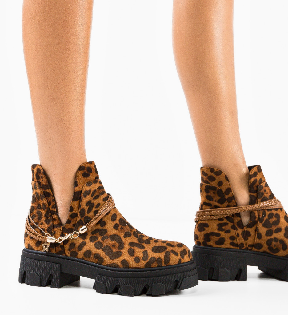 Ghete dama Tran Animal Print - 2 | YEO