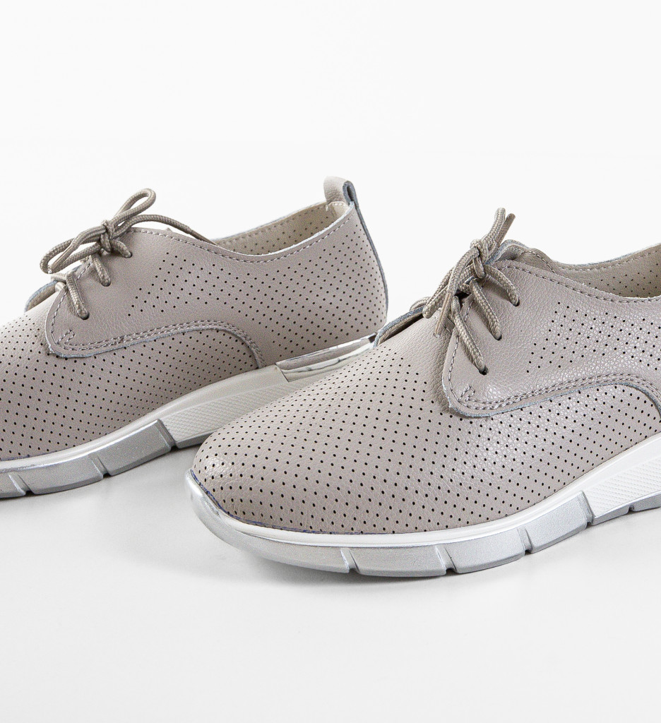 Poze Pantofi Casual Albert Gri DePurtat