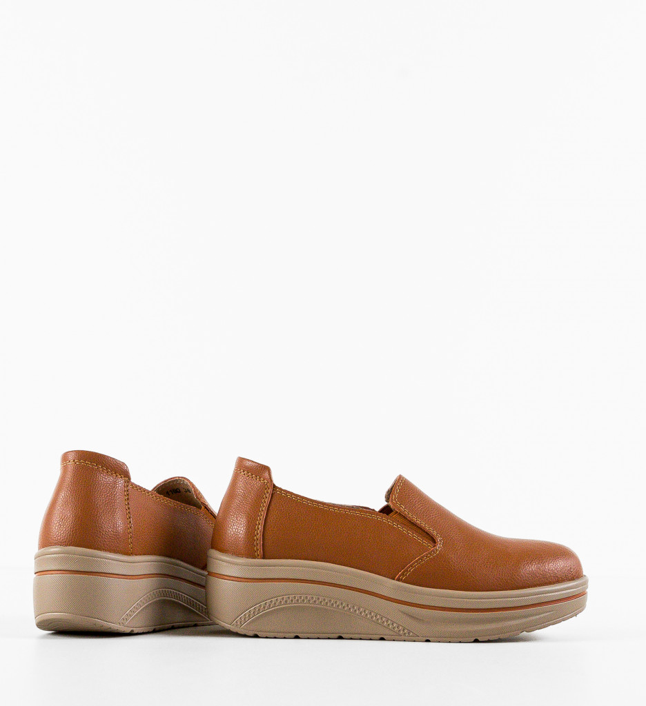 Pantofi Casual Alpino Camel - 5 | YEO