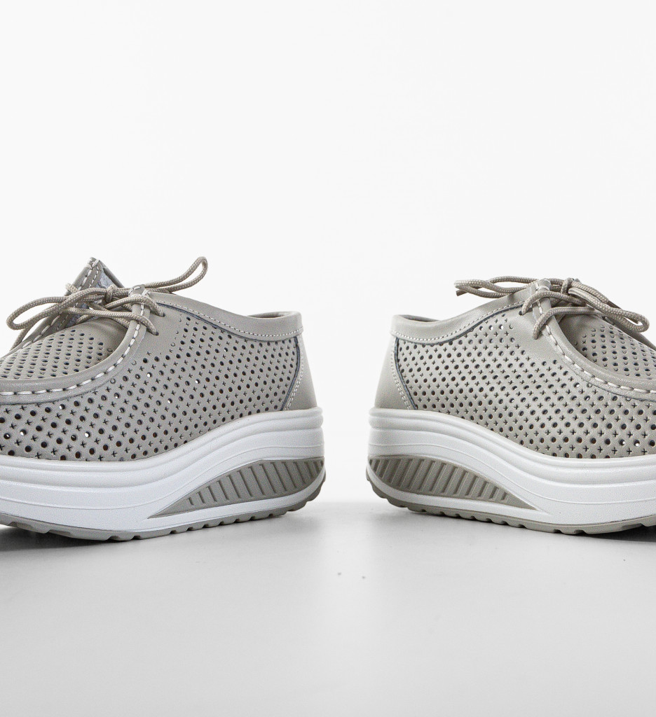 Poze Pantofi Casual Baroco Gri DePurtat