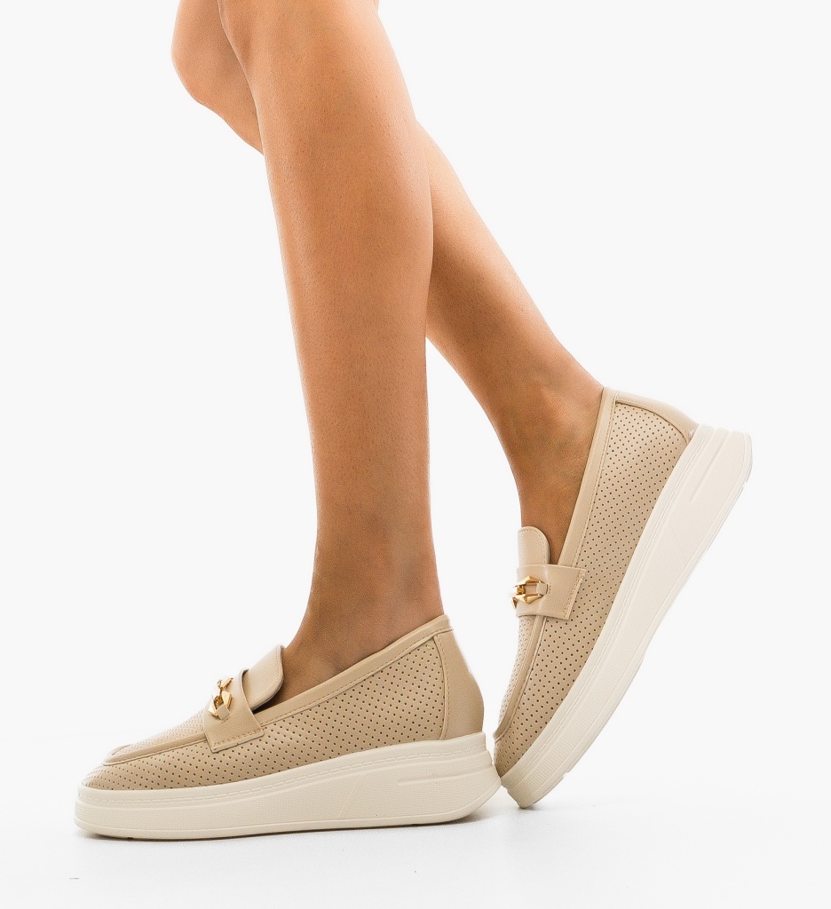 Pantofi casual Bobby Bej - 3 | YEO