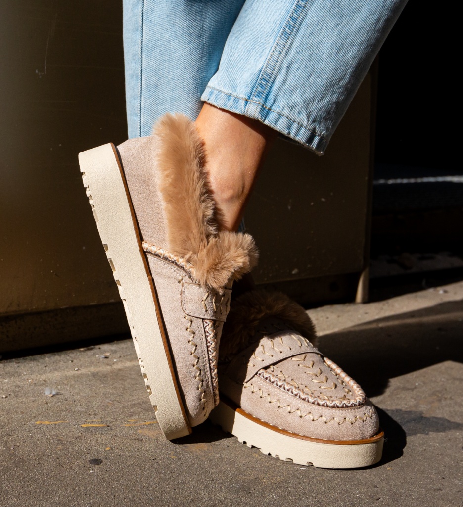 Pantofi Casual Chunky Bej
