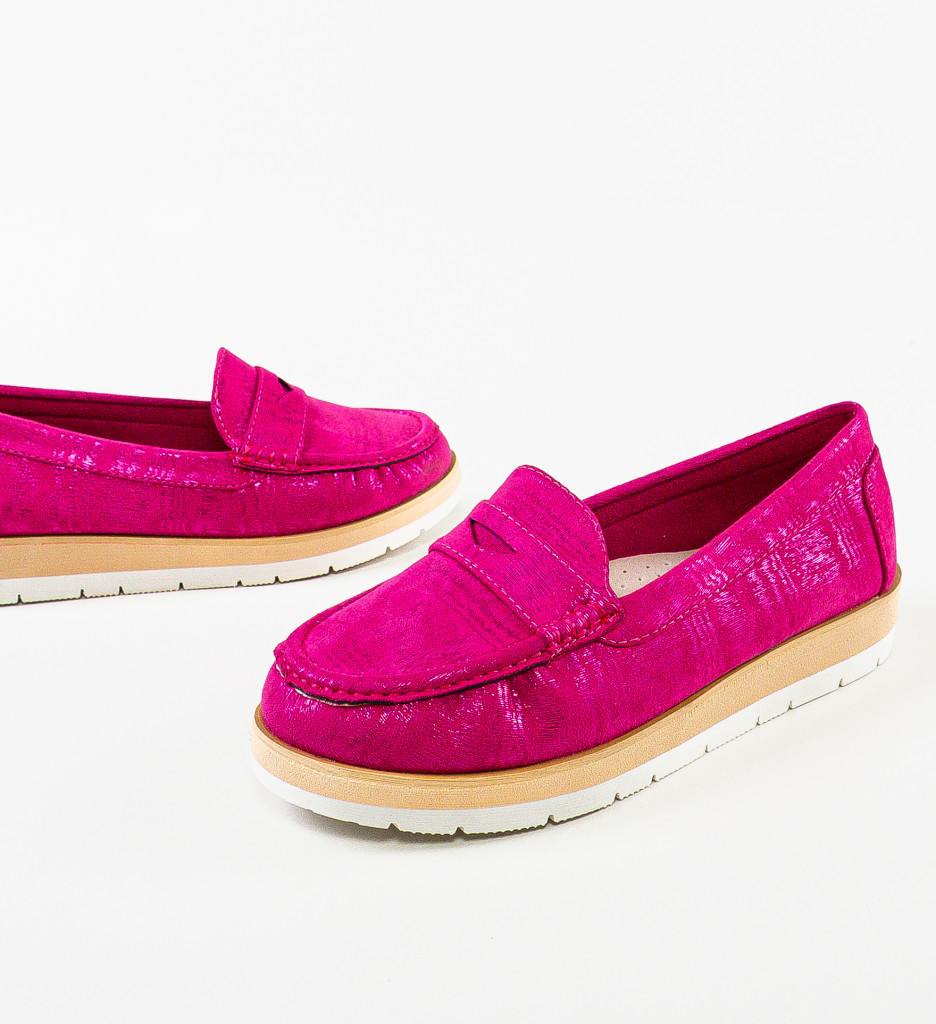 Pantofi Casual dama Eliana Fuchsia - 4 | YEO