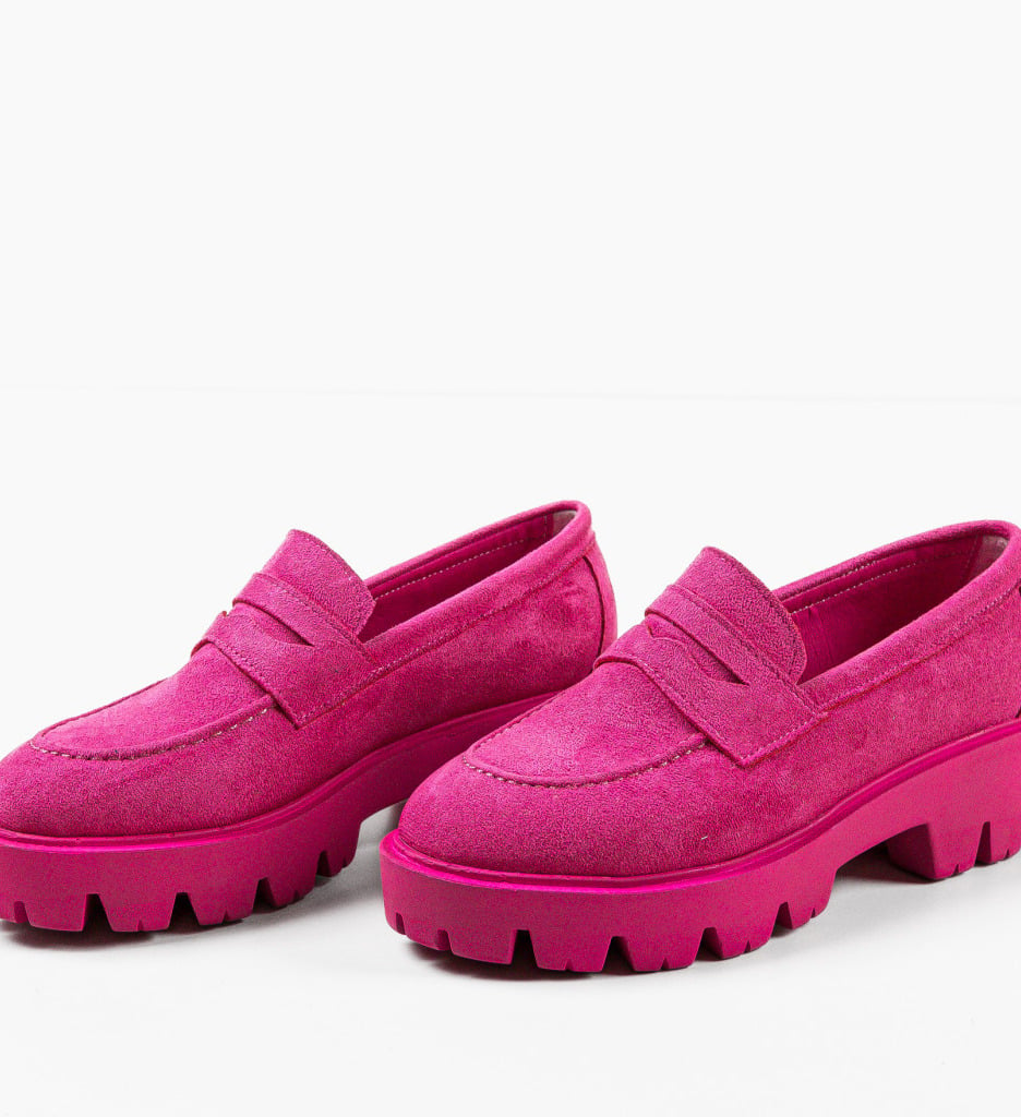 Pantofi Casual dama Gyna Fuchsia - 5 | YEO