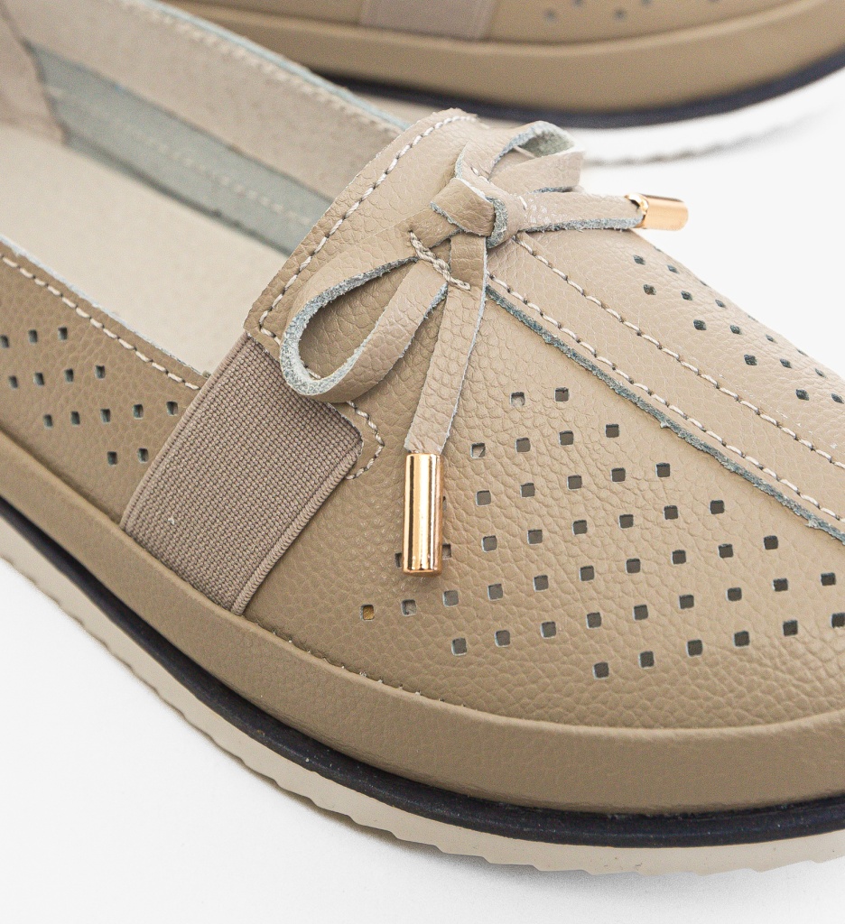 Pantofi Casual dama Niko Gri - 5 | YEO