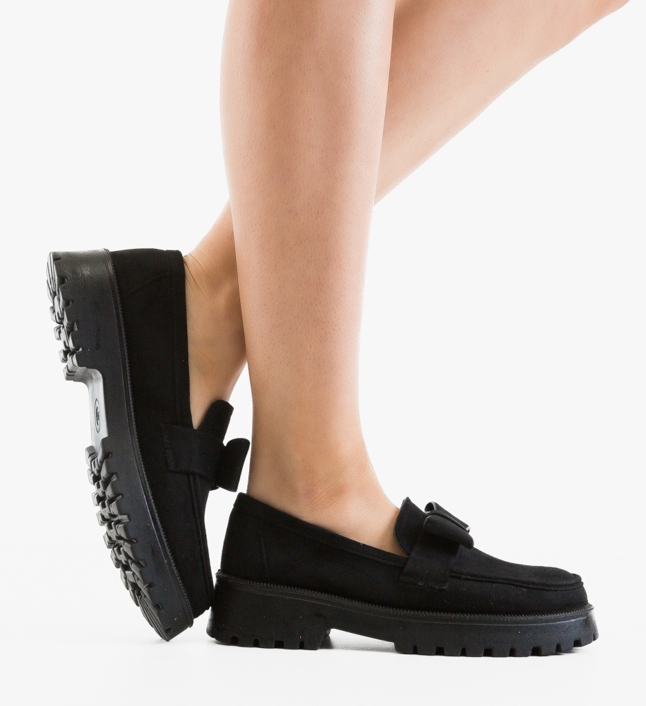 Pantofi casual dama Tyrewn Negri 2