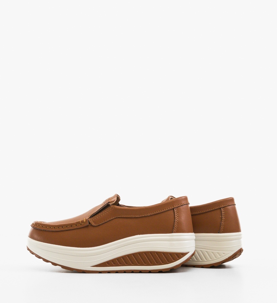 Pantofi Casual Eliot Camel - 3 | YEO