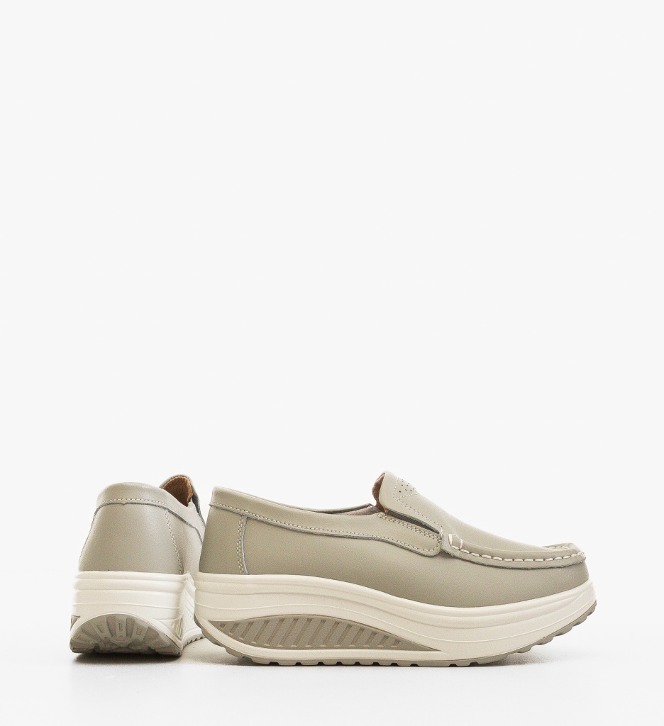 Pantofi Casual Eliot Gri - 3 | YEO