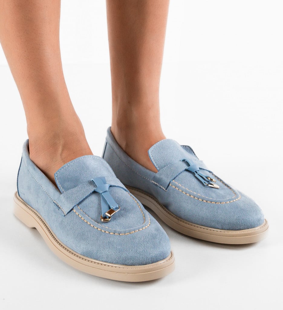 Pantofi Casual Evelynne Albastri - 1 | YEO