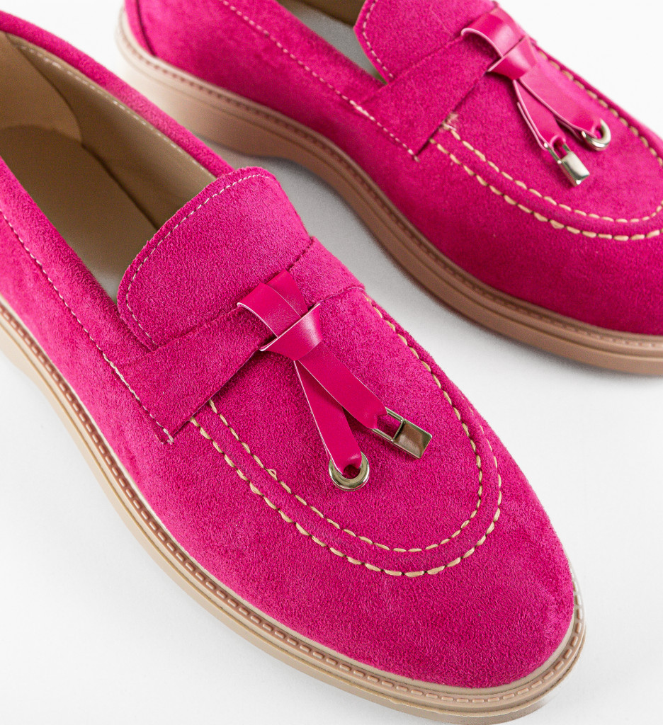 Pantofi Casual Evelynne Fuchsia - 5 | YEO