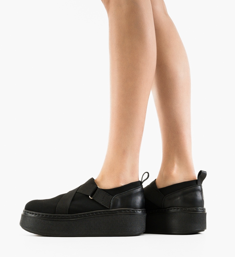 Pantofi Casual Freya Negri - 1 | YEO