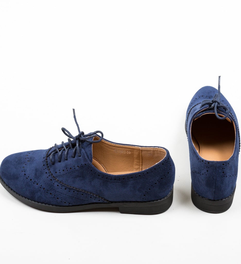 Pantofi Casual Hoxford Bleumarin - 5 | YEO