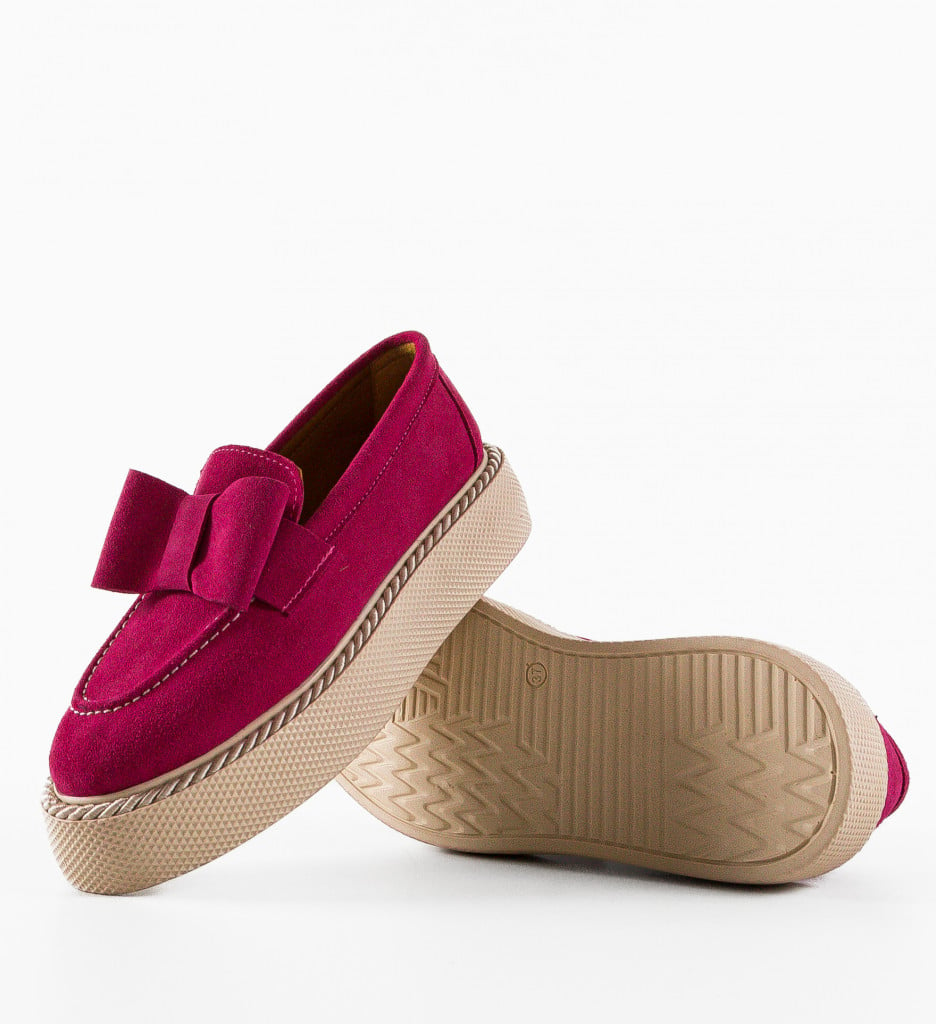 Pantofi Casual Kivu Fuchsia - 5 | YEO