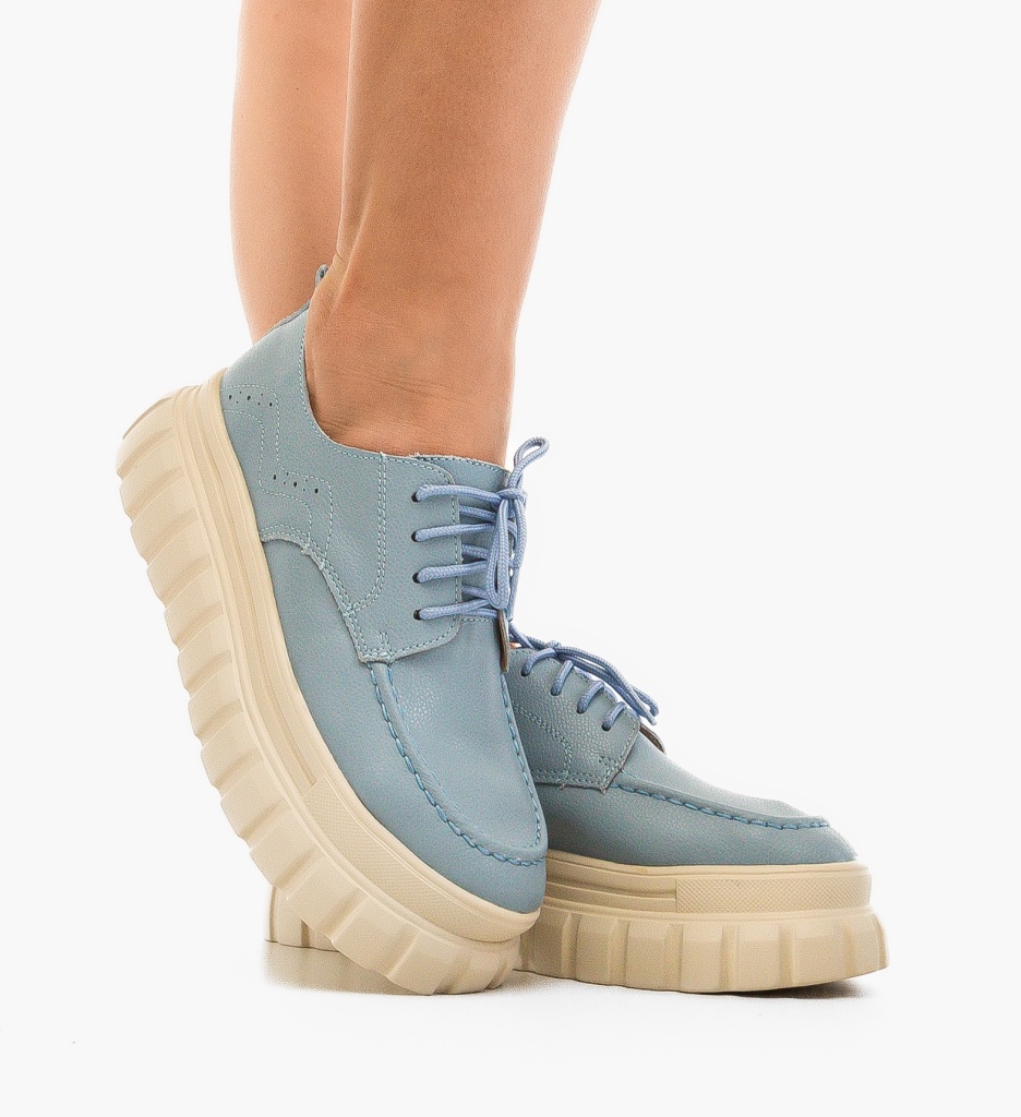 Pantofi Casual Loprem Albastri - 2 | YEO